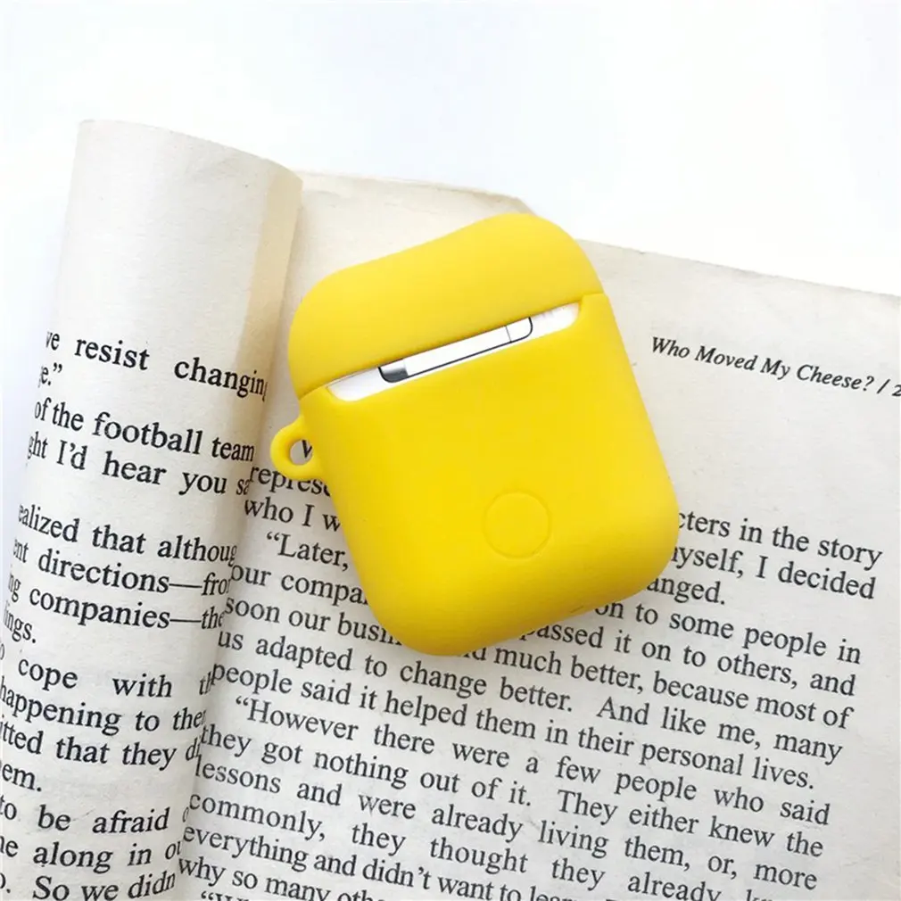 Для Airpod гарнитура силиконовый защитный чехол мультфильм милые беспроводные наушники капли защитный чехол
