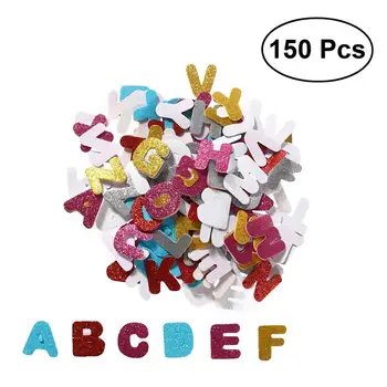 

150 pcs Creative Portable Assorted Colors Letter Sticker for Nursery Kids