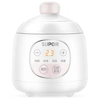 220V Mini 500ML Electric Slow Stewer Ceramic Baby Food Porridge Dessert Stewing Pot Multi Cooker Portable Cooking Machine 1