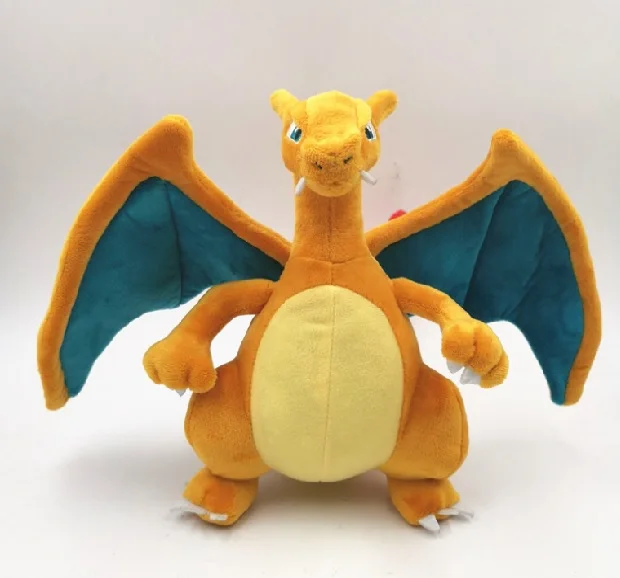 Цвет: желтый 23 см аниме Charizard центр мегаэволюция плюшевые животные куклы игрушки для детей день рождения рождественские подарки - Цвет: Цвет: желтый