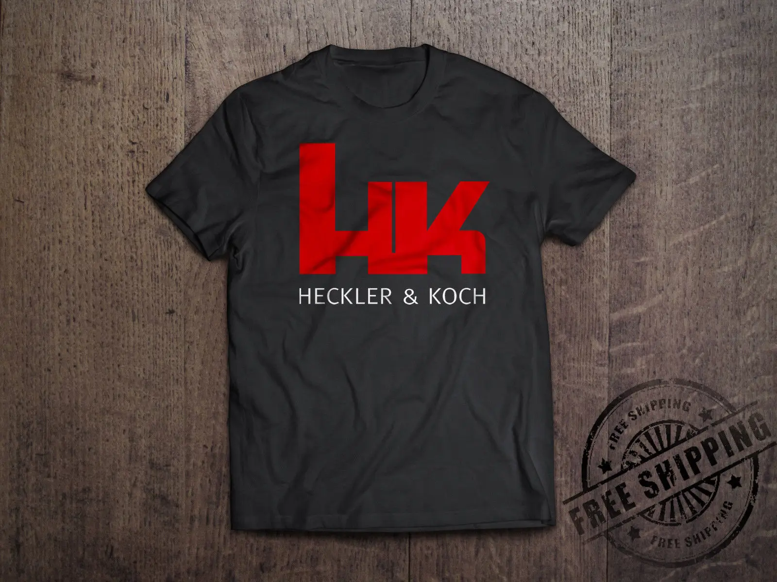 HK Heckler & Koch Pistols Riffle Мужская черная футболка с логотипом S 6XL 2 100% хлопок Топы оптовая
