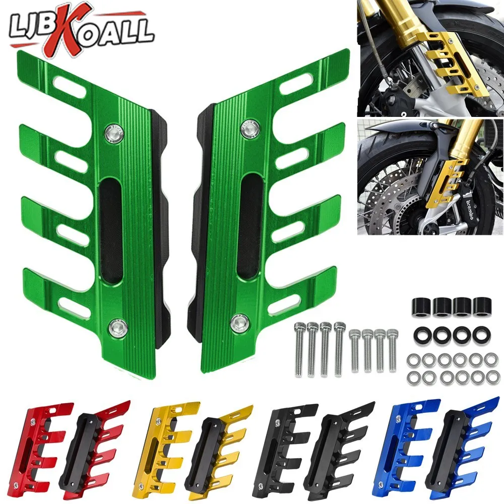 

For Yamaha MT09 MT10 CBR600 R1200GS Kawasaki Z750 Z800 Z900 Z1000 KTM 390 Duke Front Fender Slider Wheel Protection Guard Cover