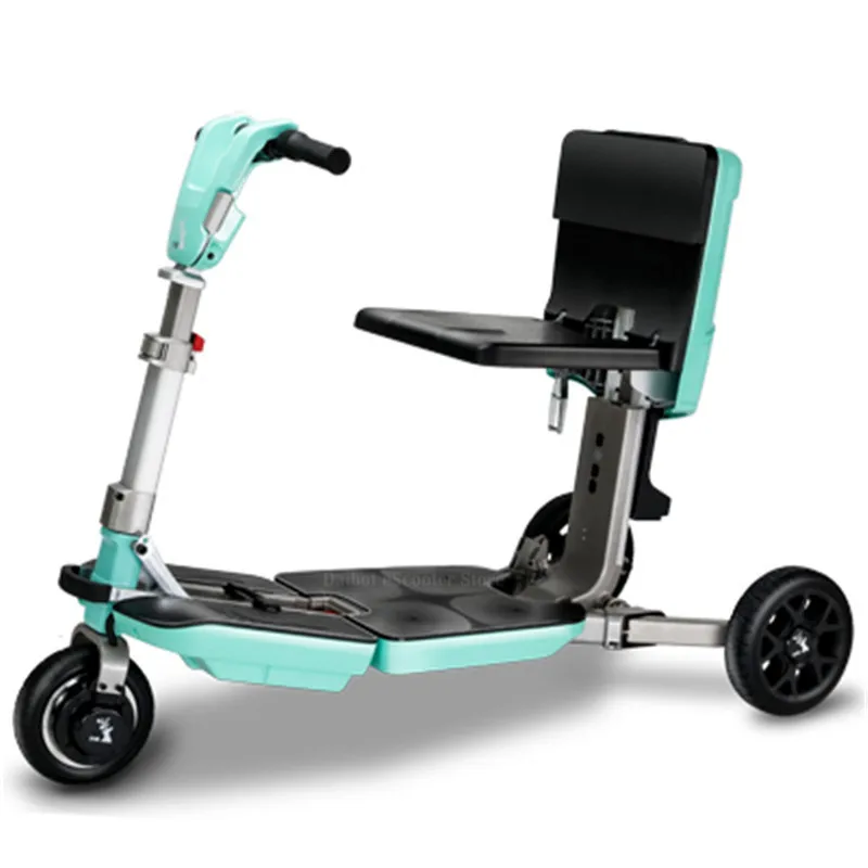 Инвалидность Электрический скутер 3 колеса электрический скутер для пожилых людей инвалидов складное Электрическое Кресло-коляска