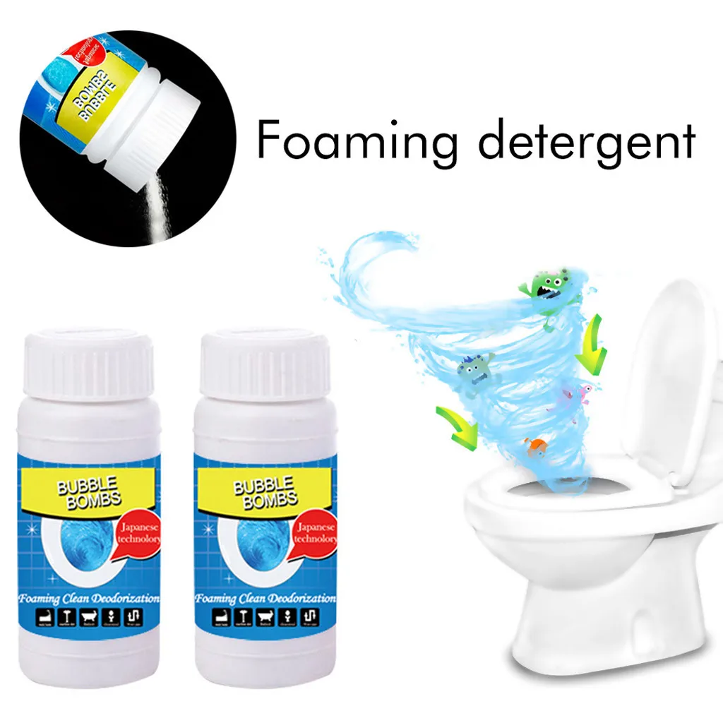 

hot sale Fast Foaming Cleaner For Toilet Washing Machine Sink Pipeline Dredge Agent Toile clean up bathroom tool cleaner