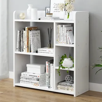 

Simple bookcase bookcase combination household multi-layer floor cabinet rack simple modern space saving student bookcase 6*