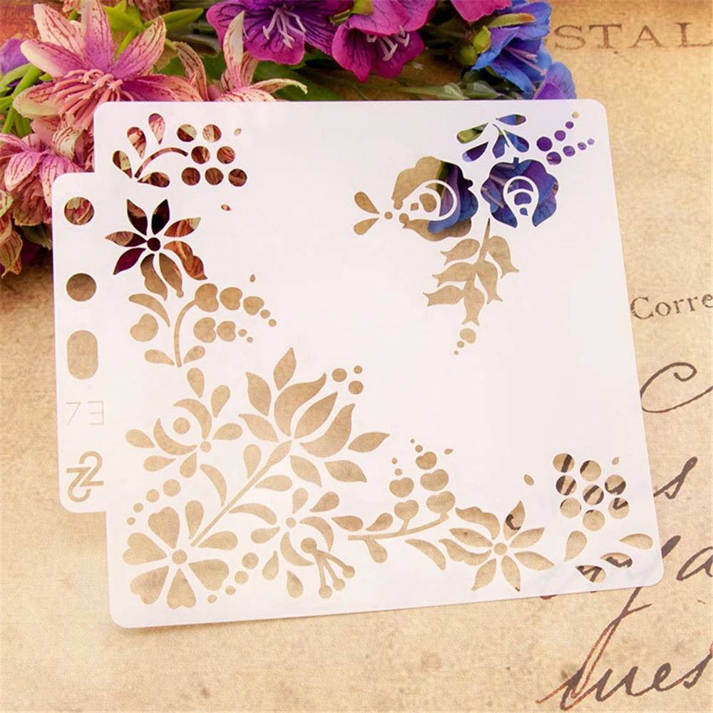 Трафареты с художественным дизайном трафареты для рисования скрапбукинга