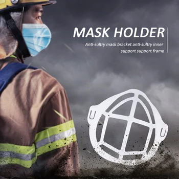 

Unisex Reusable Dustproof Mask Bracket PM2.5 Windproof Haze Pollution Respirato 3D mask holder Breathe smoothly