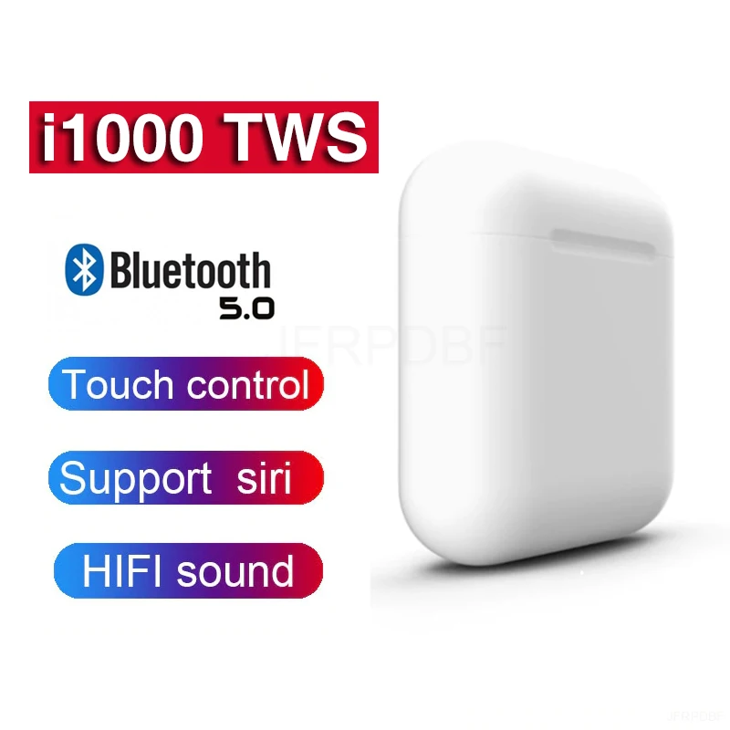 Новые i1000 TWS всплывающие Bluetooth 5,0 гарнитура Беспроводные наушники ухо 6D Super Bass PK i2000 i3000 i800 i 1000 TWS
