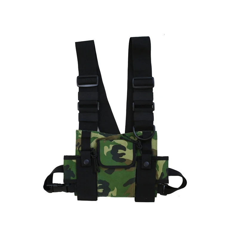 Camouflage Waist Bag Унисекс пара нагрудная сумка модная нейлоновая нагрудная сумка жилет хип хоп многофункциональные тактические сумки уличная спортивная поясная сумка Новинка - Цвет: Camouflage Waist Bag