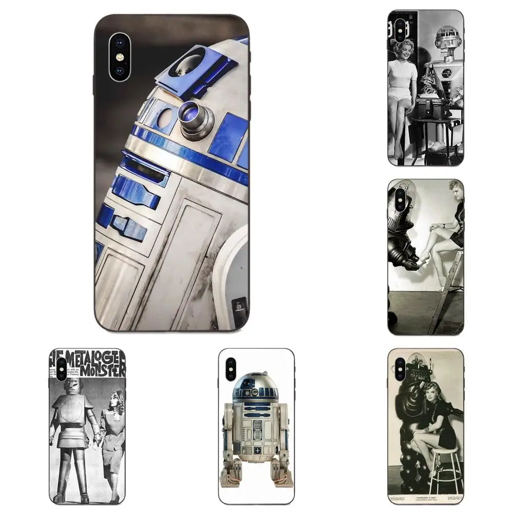 For Galaxy C5 C7 J1 J2 J3 J330 J5 J6 J7 J730 M20 M30 Ace Core Max Mini Plus Prime Pro Pattern Phone Case Vintage R2d2 Robot | Мобильные