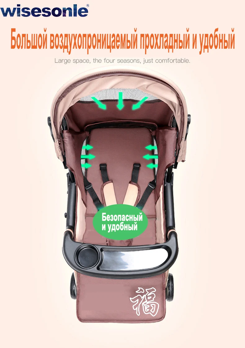 Tanie Wózek dziecięcy Wisesonle Twin można podzielić, usiąść, położyć, lekki, dwumiejscowy, podwójny rozmiar, czterokołowy wózek