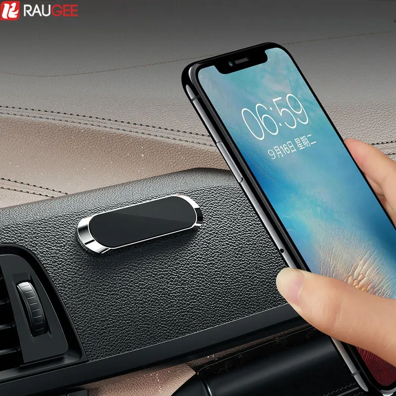 

Magnetic Car Phone Holder Stand For iPhone Samsung Xiaomi Huawei Mobile Phone Support Holder Mini Metal Plate GPS Car Mount