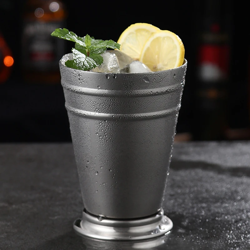 Чашка из нержавеющей стали, миксер для коктейлей, рулонная чашка Mojito mule