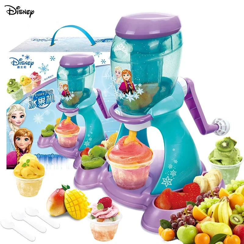 

Disney children's Ice cream Machine Household vegetable machine Girls can eat homemade juice machineice cream machine