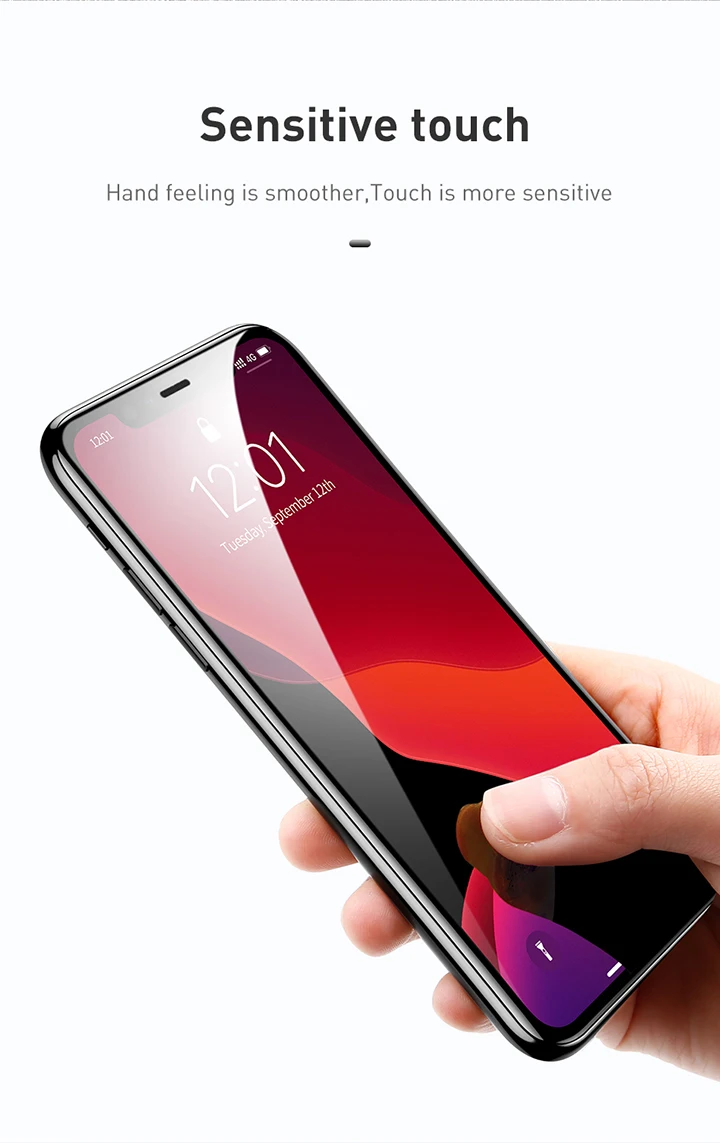 Baseus 0,3 мм Полное покрытие экрана протектор для iPhone 11 Pro Max Защитная пленка Закаленное стекло для iPhone 11 Pro Max 2 шт