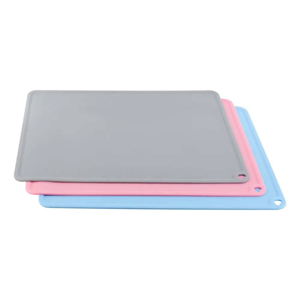 Silicone Slap Mat 410*310mm Blue/ Gray Clean-up Or Resin Transfer Light  Curing Pad 3D Printer Parts For DLP SLA UV Accessories