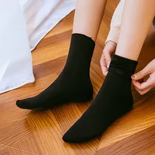 Medias de mujer tobilleras algodon, 10 пар, унисекс, осенне-зимние носки с бархатным утеплителем, Повседневное дома носки-тапочки# P4