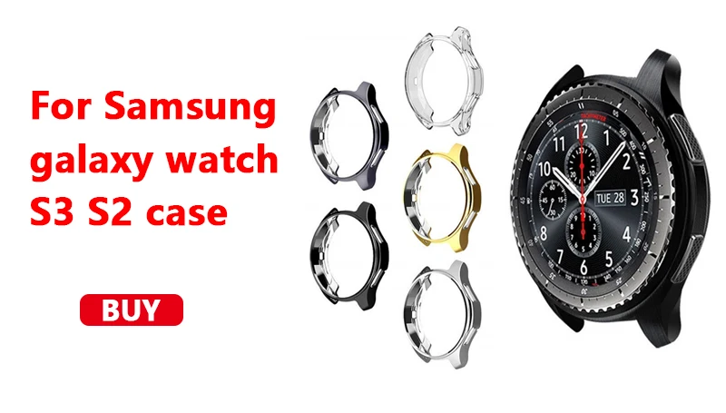 Внешний край для samsung Galaxy Watch 46 мм 42 мм чехол gear S3 Frontier/классическое Спортивное кольцо против царапин аксессуары для умных часов 20 мм