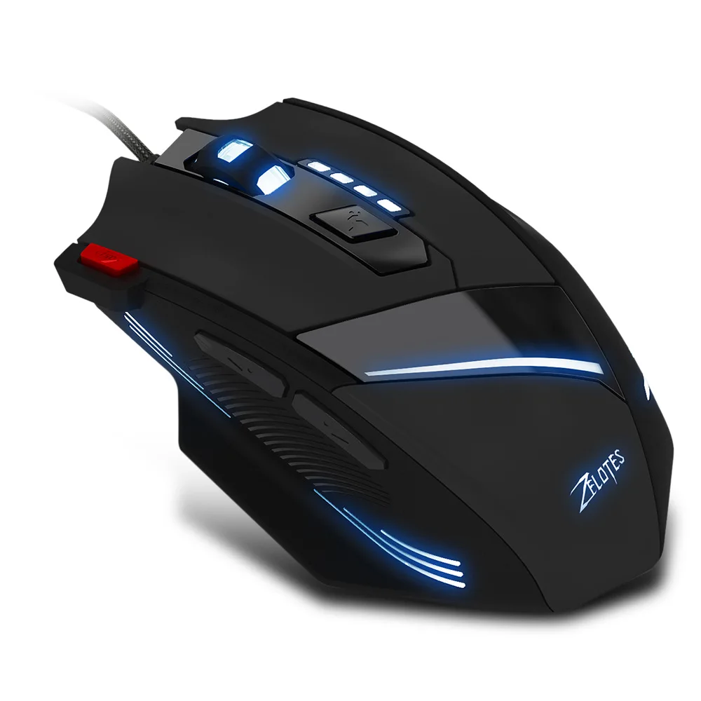 

Wired Gaming Mouse 7200 DPI Optical Sensor Left and Right Hand Gaming Mouse Mice Silent Mouse For PC laptop