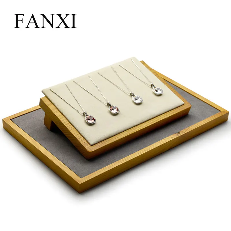 Подставка для демонстрации ожерелья FANXI деревянная подставка ювелирных изделий