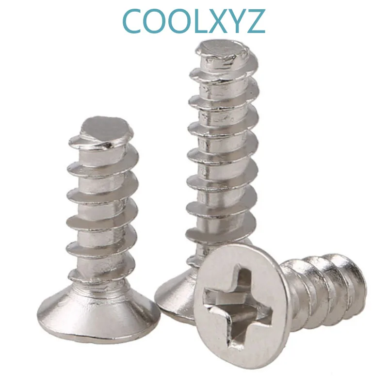 CoolXYZ поперечная потайная плоская головка с плоским концом саморезы КБ Philips