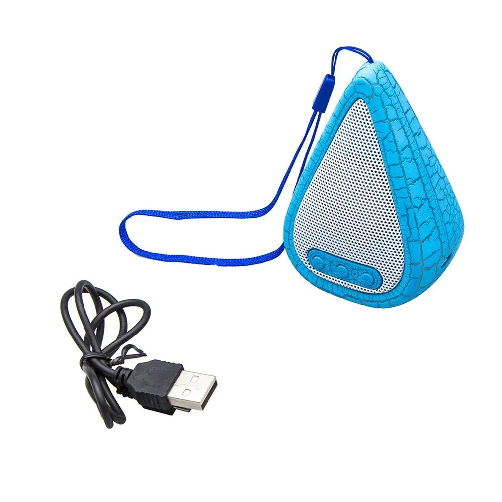 

Mini Portable Water Droplet Shape Wireless 7 Colors Crack Speaker Hands-free FM Radio Music Player For Mobile Phone