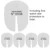 1/5pcs/set Watch Dial Protector Cover Pad for Removing Changing Wristwatch Hands Watch Part Repair Tool Аксессуар для часовщика