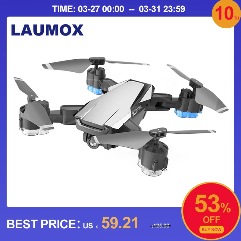 

LAUMOX G11 GPS Drone 4K HD Camera Optical Flow WIFI FPV 50 Times Zoom RC Drone Foldable Quadcopter Helicopter Professional Drone