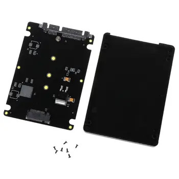 

M.2 (SATA) SSD to 2.5 Inch SATA3 Adapter Card Solid State Hard Drive Disc Box Enclosure