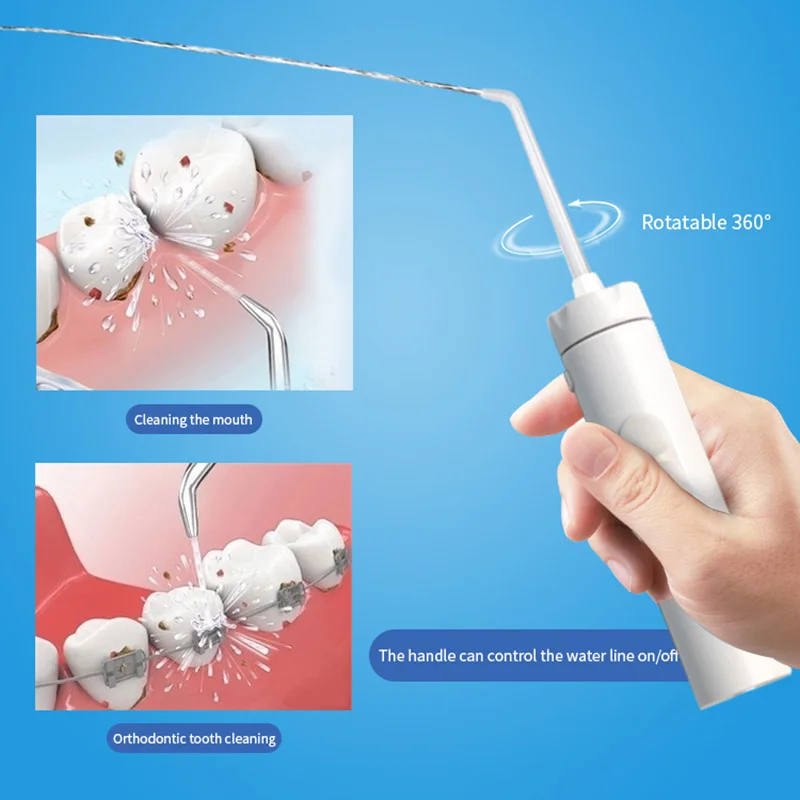 New Water Faucet Oral Irrigator Dental Flosser Portable  10 Tip Implement Irrigation Tooth Flossing Irrigation SPA Mouth Cleaner