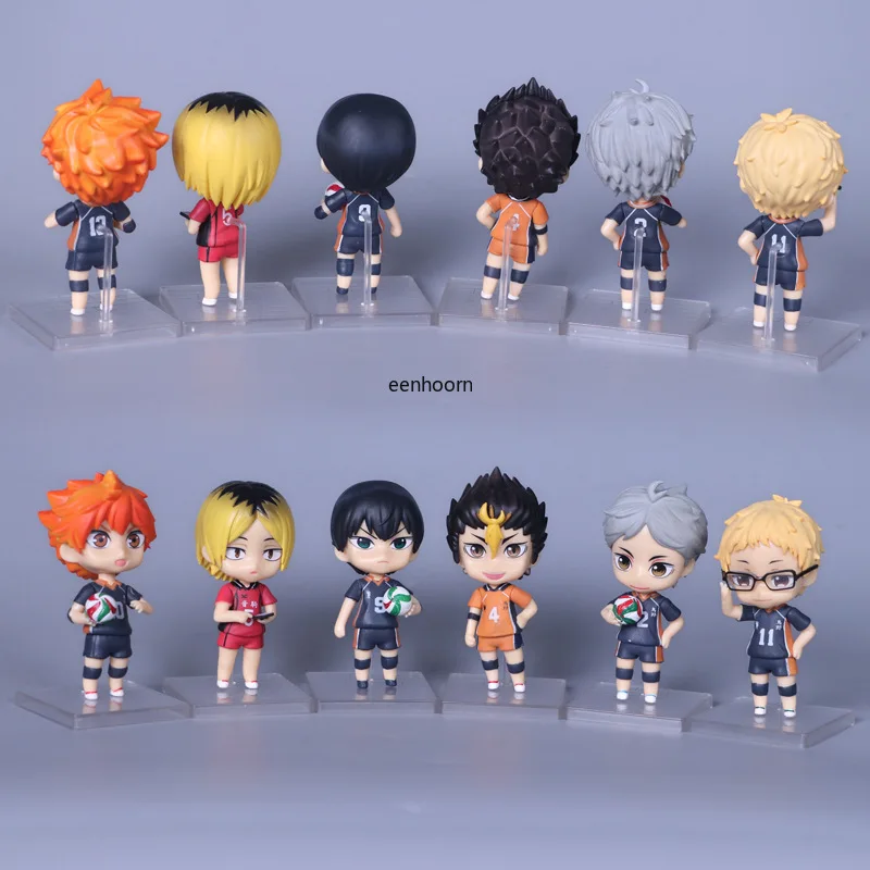 Фигурки героев Аниме Haikyuu 6 шт./компл. 10 см фигурки волейбола хинаты шоё Оикава