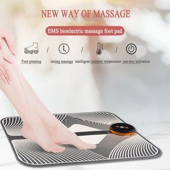 

Foot Massage Pad EMS Massager Foot Massage Machine Bottom USB Charging Massage Instrument Pulse Foot Massage Instrument