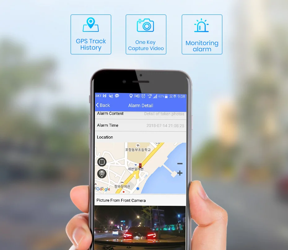 Anfilite 7,8" Авто 4G Android gps навигатор ADAS 1+ 16GB Автомобильный видеорегистратор Dash Cam FHD 1080P двойной объектив Запись карта Южная Корея
