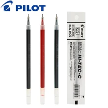 12 шт./партия пилот BLS-HC3 0,3/0,4/0,5 мм гелевая заправки для ручек 3 цвета чернил письменные принадлежности Офисная и школьные принадлежности