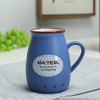 XING KILO бутик креативные милые выразительные керамические кружки контейнер для воды чашки и кружки фарфоровая чайная чашка кофейная кружка - Цвет: 108-KL4