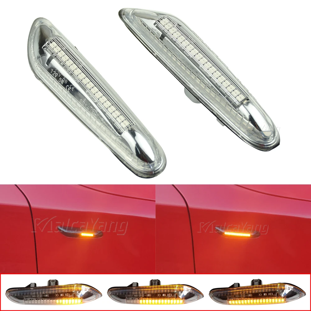 Led Dynamic Side Marker Light Turn Signal Flasher Blinker For Bmw X3