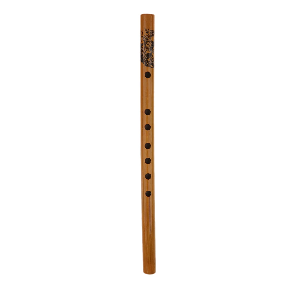 Exquisite Vertical Bamboo Flute Chinese Xiao Woodwind Instrument 33cm
