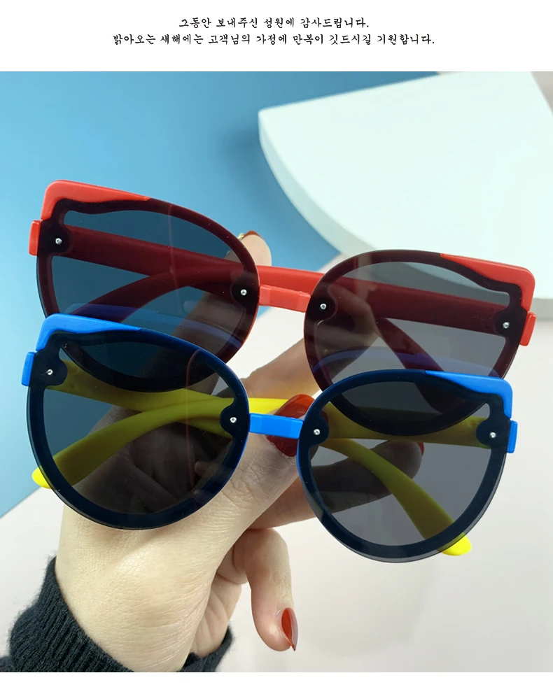 WarBlade Nuovi occhiali da sole polarizzati per bambini Moda TR90 Occhiali da sole flessibili in silicone per bambini Occhiali retrò per ragazzi e ragazze_voghion.com