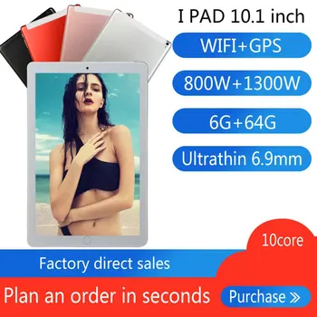 

Newst 10.1 Inch Android Tablets Pc 3G Core 6Gb+64Gb Mobile Sim Card Phone Call Lcd Display Computer Tablet Pc