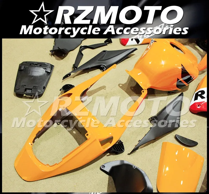 4 подарки ABS мотоцикл полный обтекатель комплект подходит для CBR600RR F5 2005 2006 05 06 cbr600 600RR тела набор оранжевый