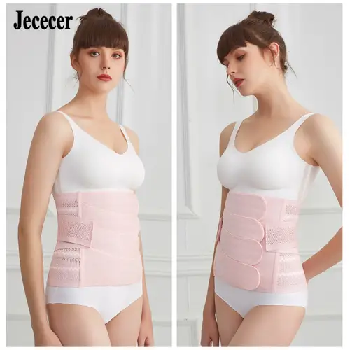 Women Modeling Belt Postpartum Bandage Postnatal Support Girdle Waist Trainer Shapewear Belly Band Body Shaper Corset Slimming - Image 3