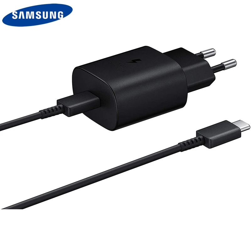samsung 25 Вт Быстрая зарядка настенное зарядное устройство EP-TA800 для samsung GALAXY Note10 Note10 Plus S10 5G 25W быстрая зарядка