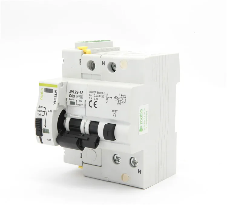 Matismart MT53RA 2P RCBO 63A reloser для умного строительства