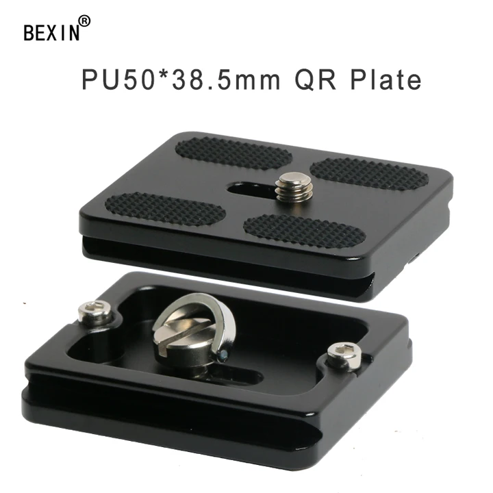 only PU50 plate NNR-150 из алюминиевого сплава быстросъемный зажим для штатива с шаровой головкой адаптер зажим опорный кронштейн с пластиной PU50 для DSLR камеры - Цвет: only PU50 plate