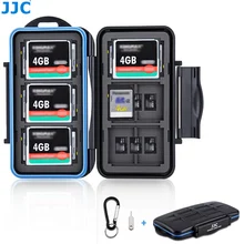 JJC Memory Card Case Holder Storage Box Organizer for SD SDHC SDXC MSD Micro SD CF Cfast Card Wallet Keeper Container Protector