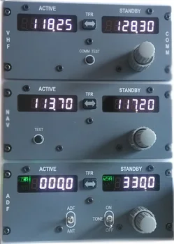 

Simulation Flight Radio Breadboard COM+NAV+ADF,PMDG737/IFLY737/LevelD767