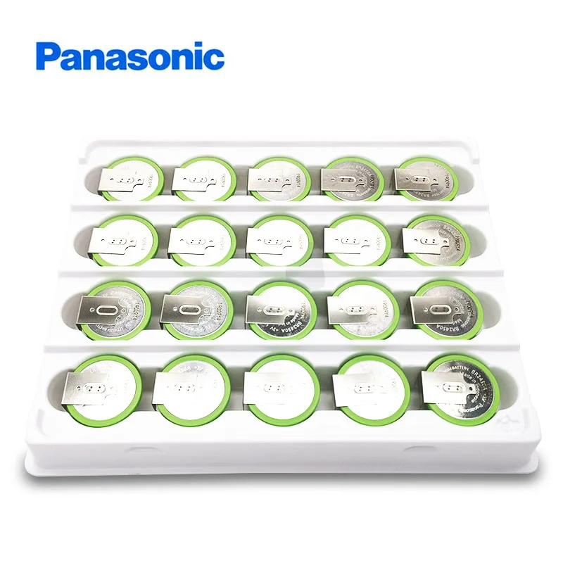 

10pcs/lot Panasonic BR2450A/GBN 3V Lithium Batteries High Temperature Resistance BR2450A Button Coin Battery Cell with Pins