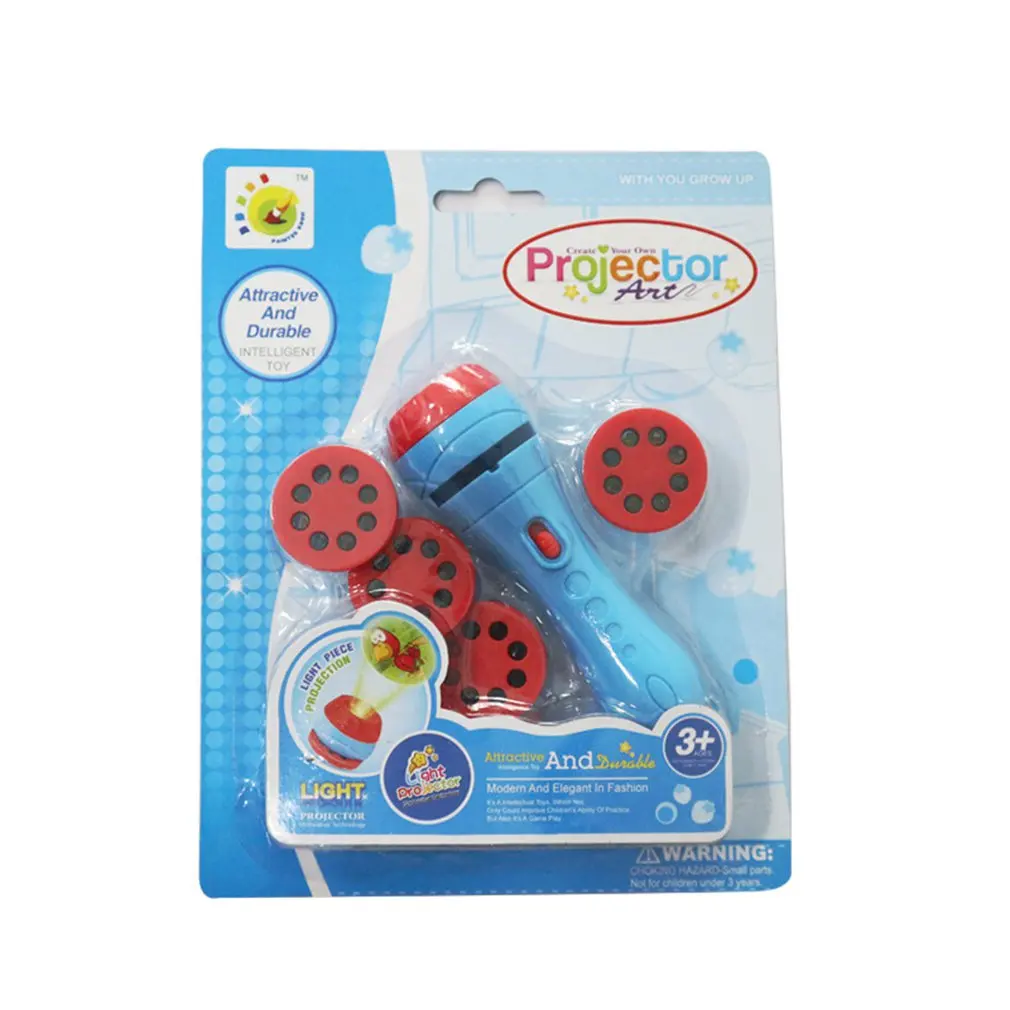 

Mini Toy Projector Slide Kids Story Flashlight Slide Projector Baby Sleeping Story Early Education Toy Child Sleep Light Lamp