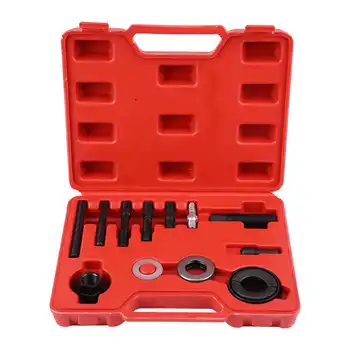 13pcs Car Power Steering Alternator Pump Pulley Puller Remover Disassembly Installer Tool Puller Remover Tool 1
