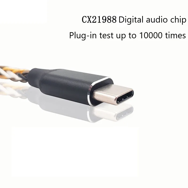 Type c To 3 5mm Audio Adapter Digital Audio Patch Cord Global ADC Decoding Chip Type c Jack Headphone Cable for Xiaomi Huawei